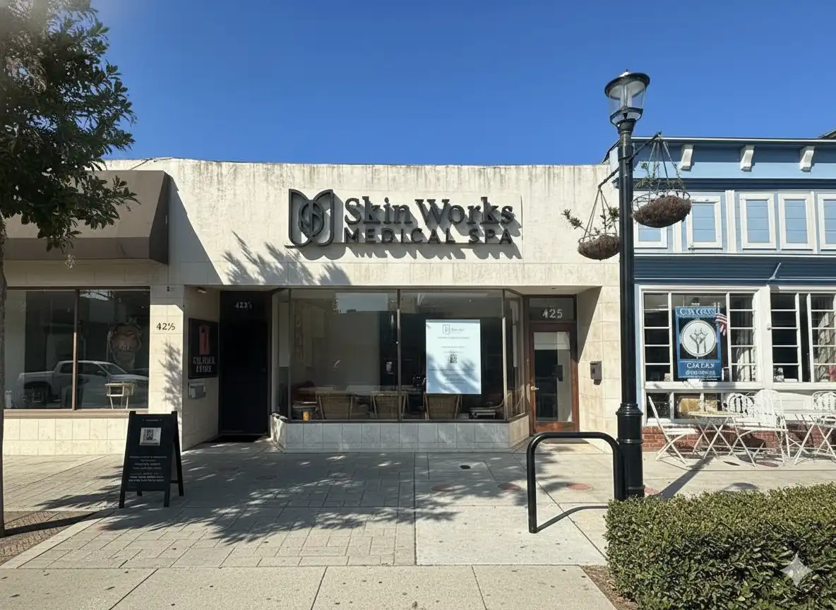 Skin Works El Segundo storefront on Main Street