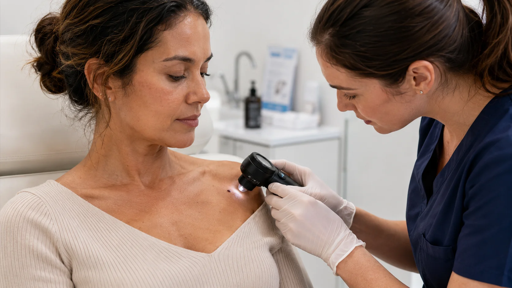 Mole consultation at Skin Works Medical Spa Torrance