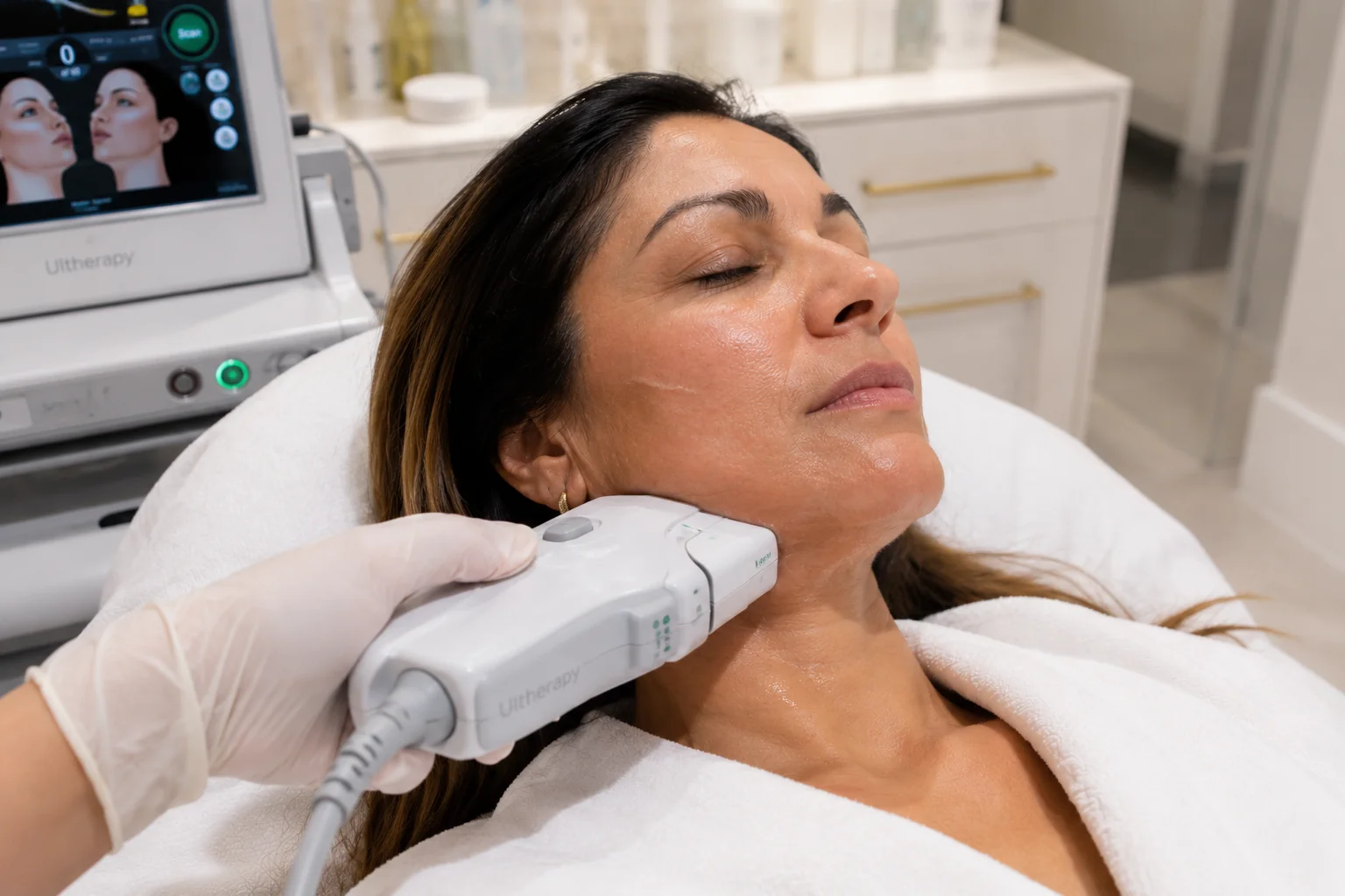 Ultherapy treatment at Skin Works Medical Spa Torrance