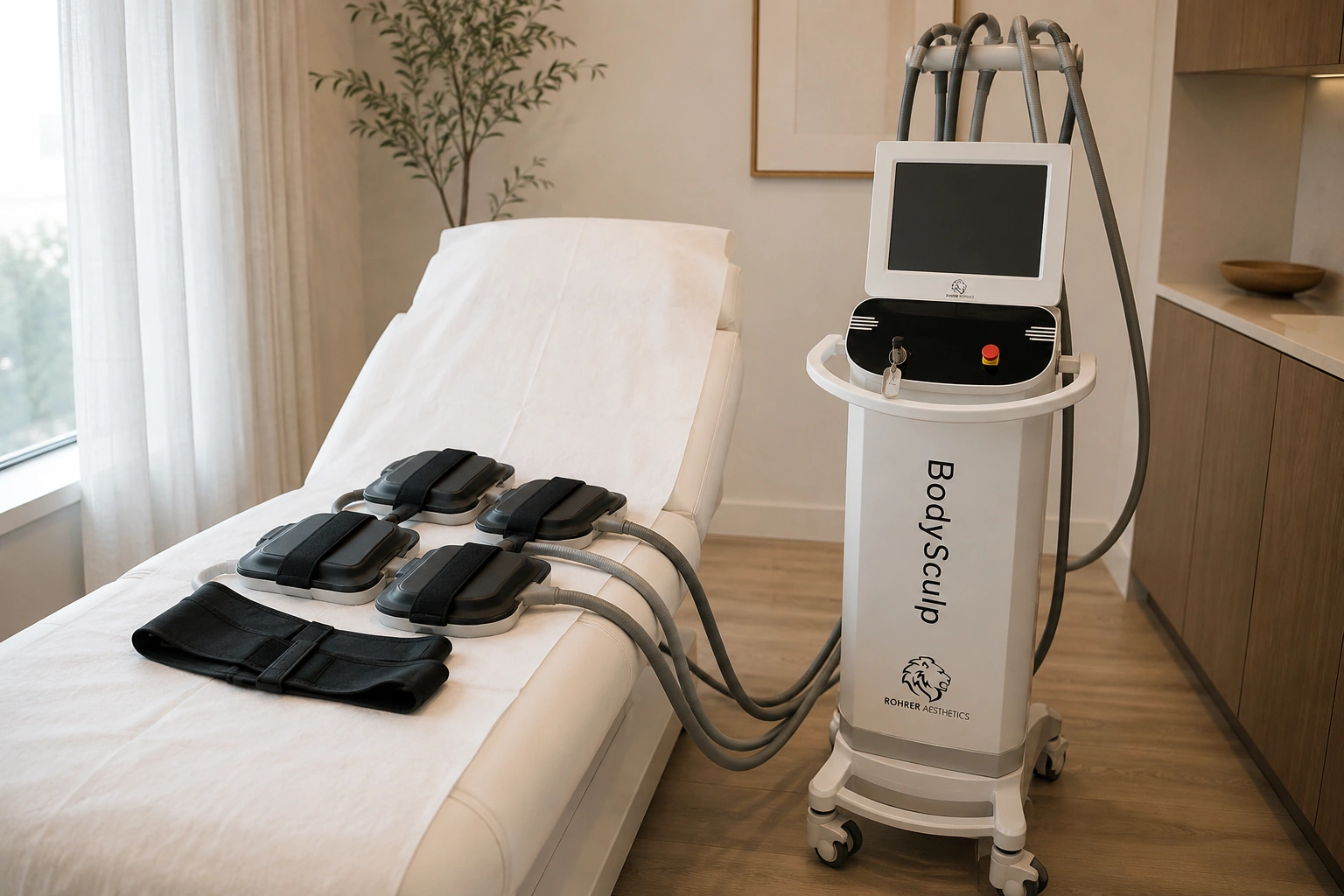 EMS muscle stimulation body sculpting treatment room in Torrance