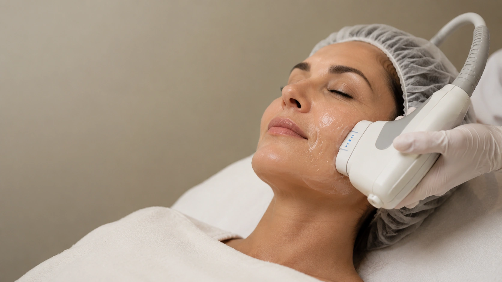 HIFU skin tightening treatment at Skin Works Medical Spa Torrance