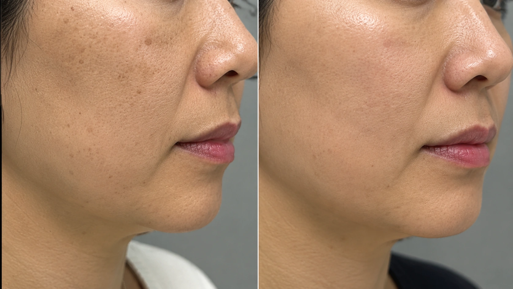 Realistic skin improvement across a pico laser treatment series