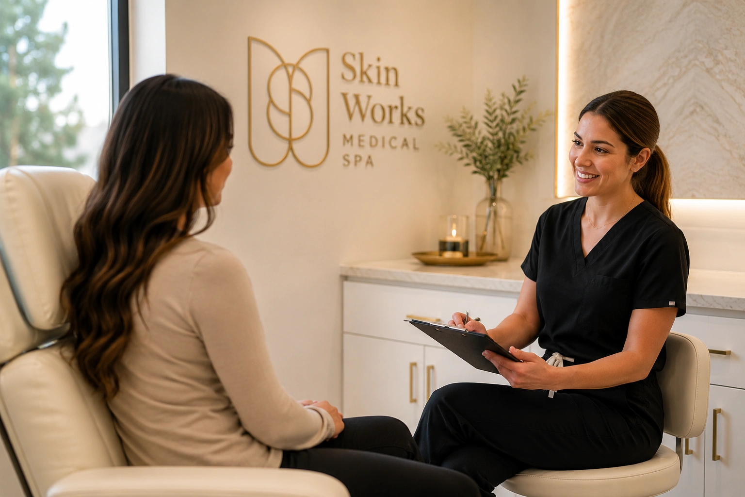 Glutathione consultation at Skin Works Medical Spa Torrance