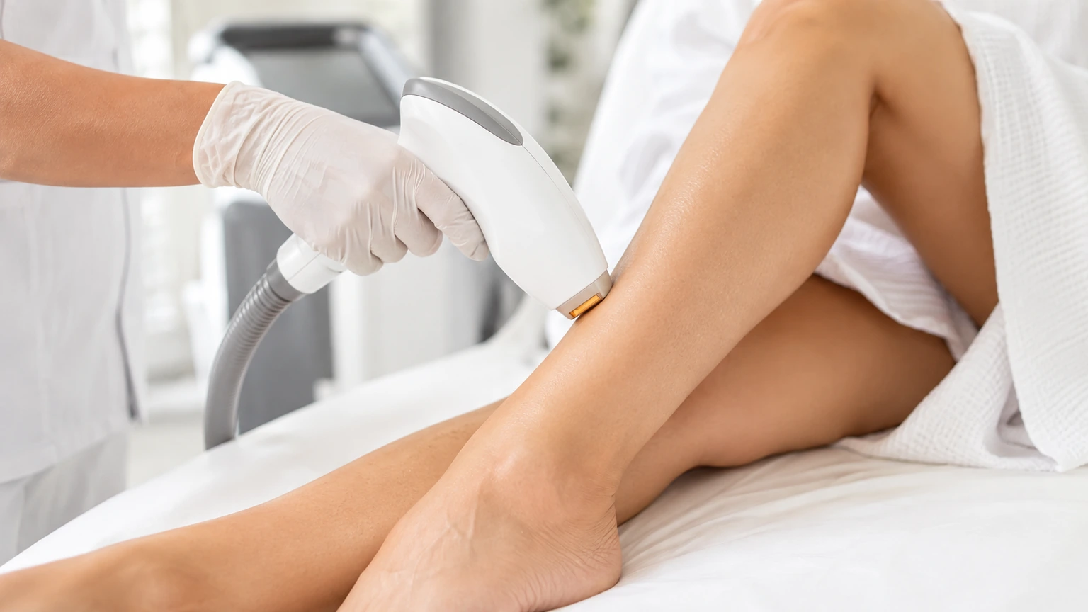 Laser hair removal treatment at Skin Works Medical Spa in El Segundo