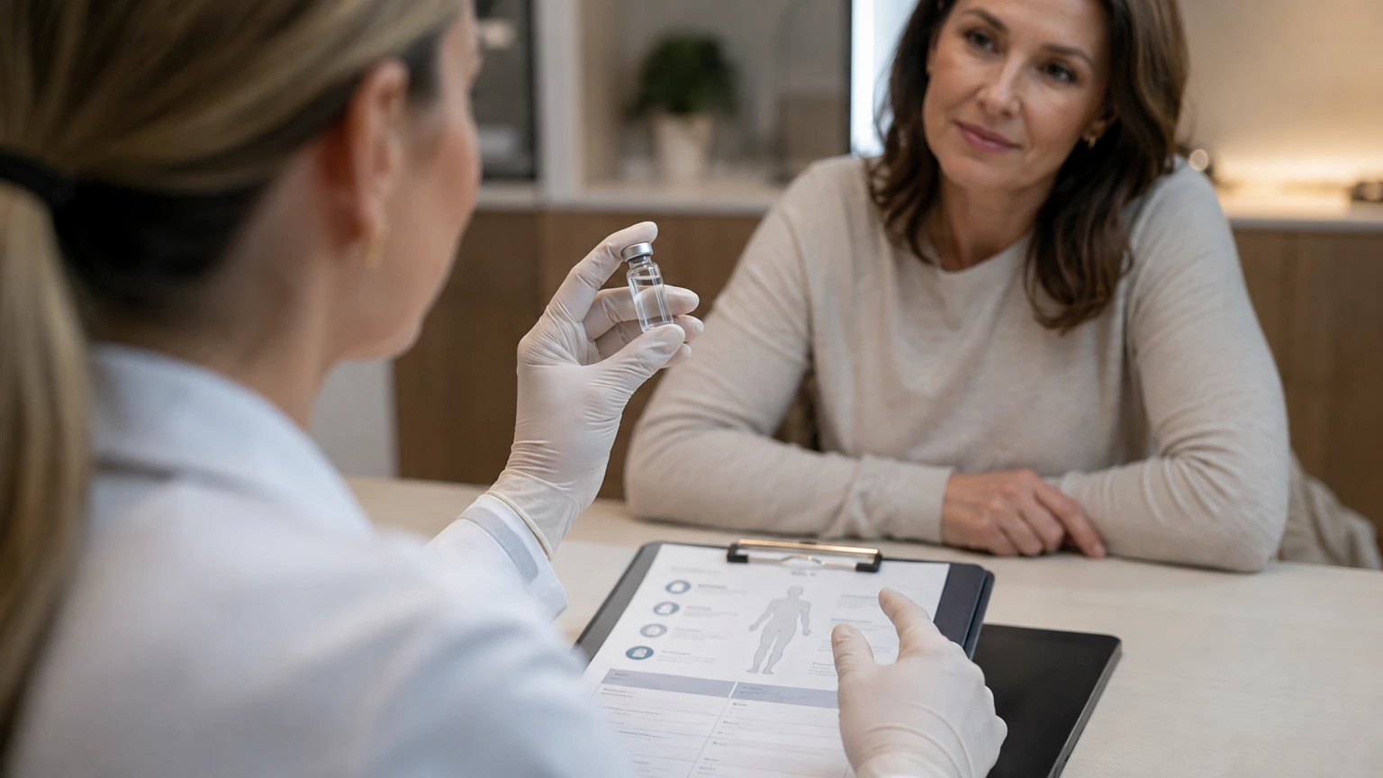 Peptide therapy consultation at Skin Works Medical Spa in El Segundo